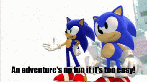 Sonic Generations An Adventures No Fun If Its Too Easy GIF - Sonic Generations An Adventures No Fun If Its Too Easy Easy GIFs