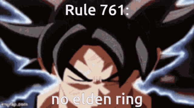 rule 761 : no elden ring written on a picture of a cartoon character