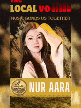 nur aara is featured on the cover of the local vocals music bonds us together