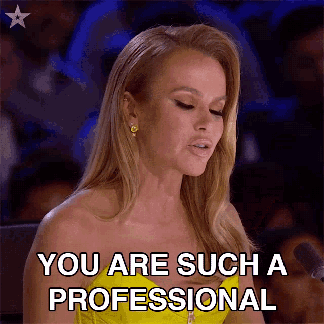 You Are Such A Professional Amanda Holden GIF - You Are Such A Professional Amanda Holden Britains Got Talent GIFs