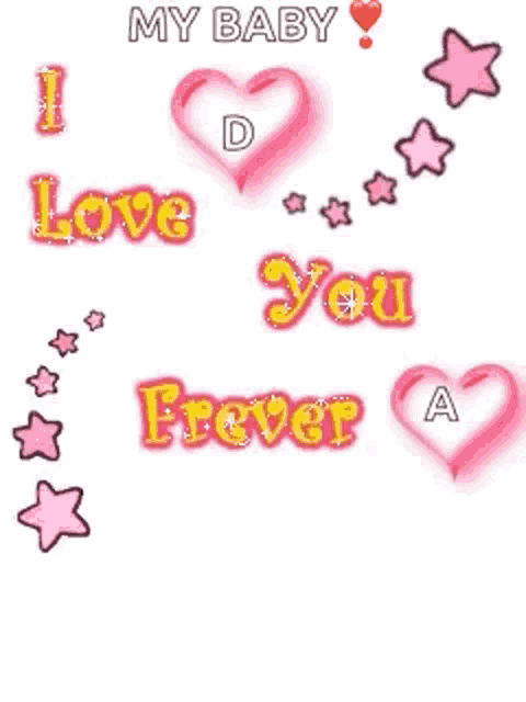 a picture that says i love you forever