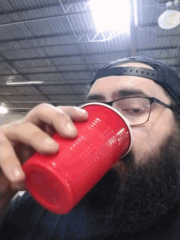 Penny Red Cup GIF - Penny Red Cup Drink GIFs