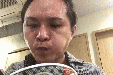 白米　ご飯　辛い　集中　関暁夫 Akio Seki Mr.都市伝説 GIF - Eating Rice Chopsticks GIFs