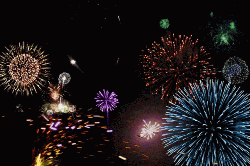 Happy New Year4th Of July Celebrate GIF - Happy New Year4th Of July Celebrate Fireworks GIFs