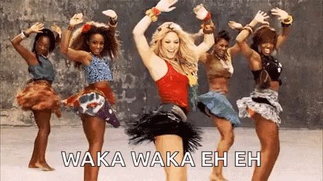 Shakira Waka Waka GIF - Shakira Waka Waka Shake GIFs
