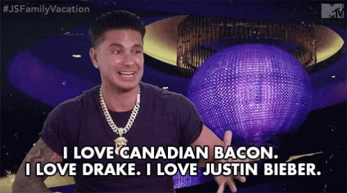 I Love Canadian Bacon I Love Drake Ilove Justin Bieber Affection GIF - I Love Canadian Bacon I Love Drake Ilove Justin Bieber I Love Canadian Bacon I Love Drake GIFs