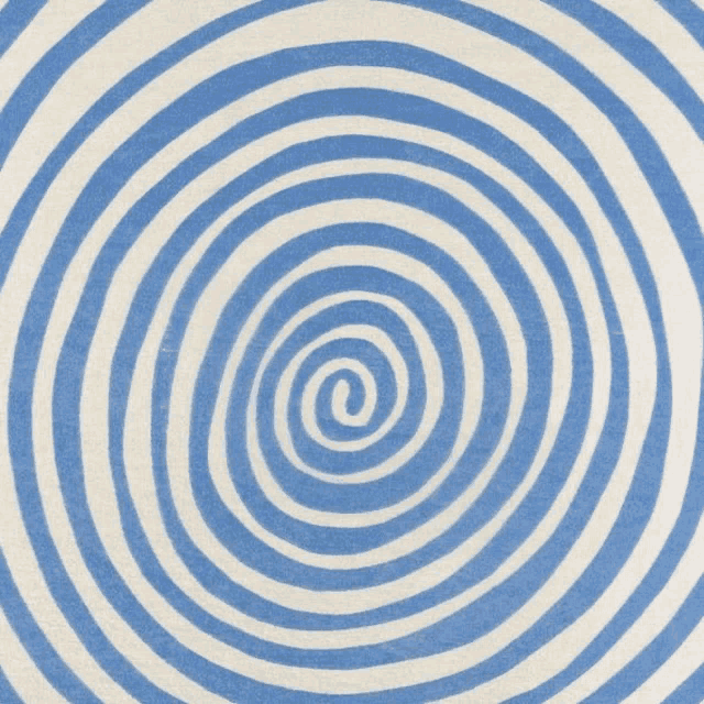 a blue and white swirl on a blue background