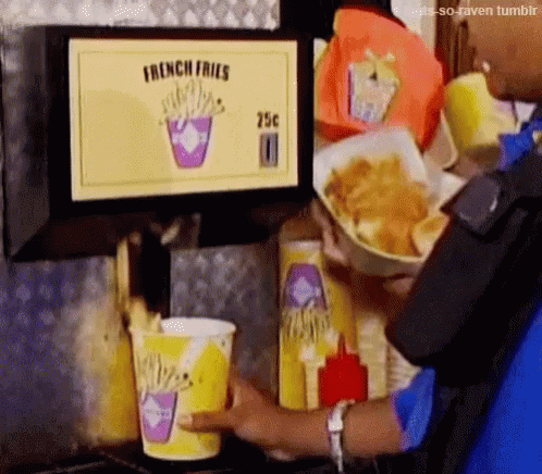 Fries Vending Machine GIF - Fries Vending Machine GIFs
