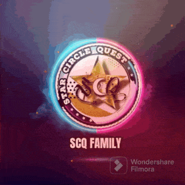 a logo for a company called star circle quest scq family