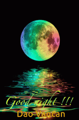 Good Night Moon GIF - Good Night Moon Reflection GIFs