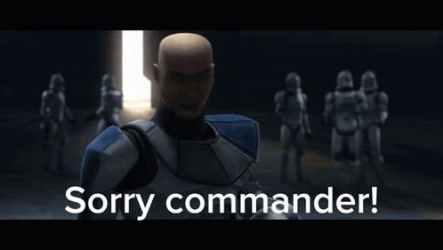 Sorry Commander GIF - Sorry Commander Sorry Commander GIFs