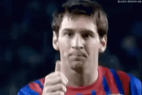 Messi Yes GIF - Messi Yes Wink GIFs