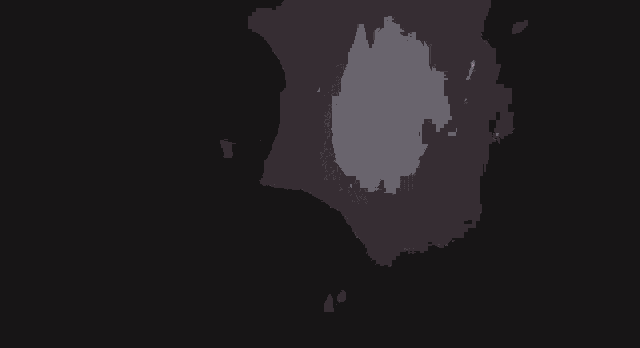 a pixelated image of a person with the number 6 written on it