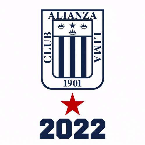 a logo for alianza lima with a red star and the year 2006