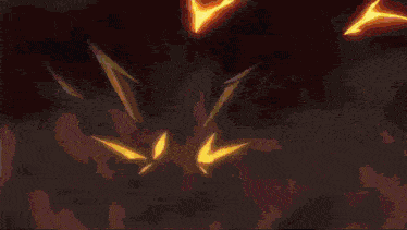 a close up of a red and yellow colored object