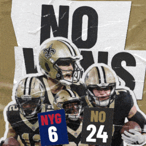New Orleans Saints (24) Vs. New York Giants (6) Post Game GIF - Nfl National Football League Football League GIFs