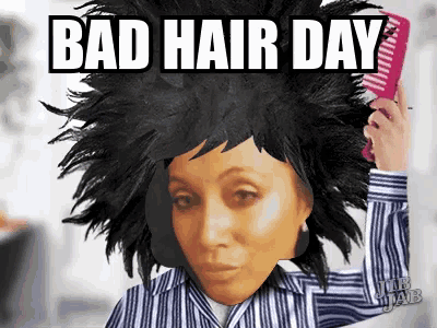 Bad Hair Day Haar GIF - Bad Hair Day Bad Hair Haar GIFs