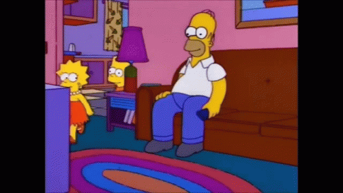 Homer Sofa GIF - Homer Sofa Fall GIFs