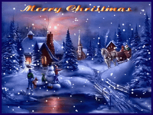 Merry Christmas Christmas GIF - Merry Christmas Christmas Snowing GIFs