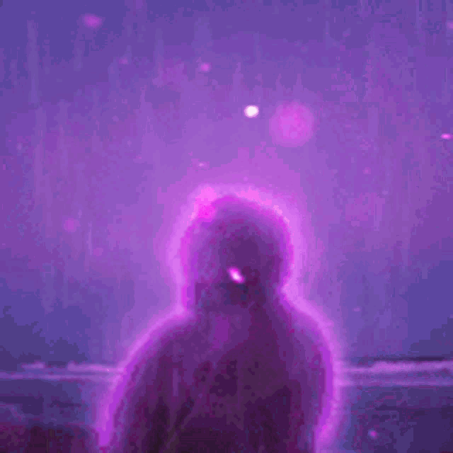 a purple background with a white lightning bolt in the middle