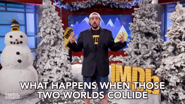 Two Worlds Collide Collide GIF - Two Worlds Collide Collide Kevin Smith GIFs