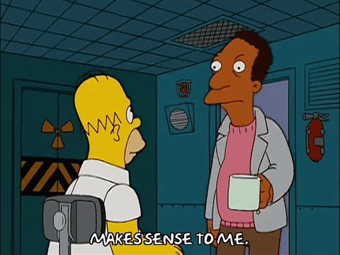 Makes Sense Homer GIF - Makes Sense Homer Coffee GIFs