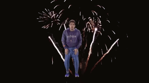 Yeah Hands Up GIF - Yeah Hands Up Fireworks GIFs