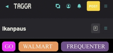 a screenshot of a website with a go button