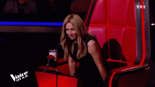 Lara Fabian The Voice GIF - Lara Fabian The Voice Stand Up GIFs