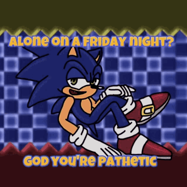 Sonic Alone GIF - Sonic Alone Alone On GIFs