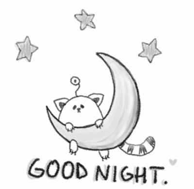 Alien Kitty Good Night GIF - Alien Kitty Good Night Cute Night GIFs