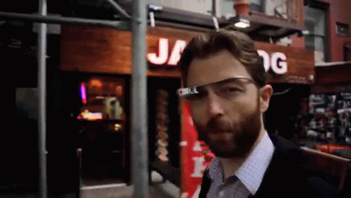 So What'S Life Like With Google Glass? Engadget Takes A Look At The New Technology In The Streets. GIF - Google Glass Walking Chill GIFs