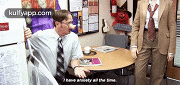 I Have Anxiety Al The Time..Gif GIF - I Have Anxiety Al The Time. Tie Accessories GIFs