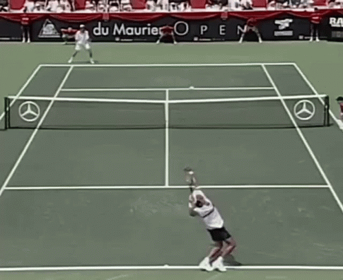 Tennis Serve Ouch GIF - Tennis Serve Ouch Nailed It GIFs