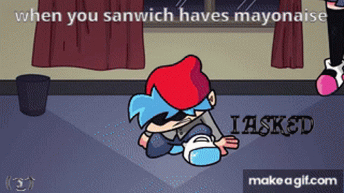 Sandwich Mayonaise GIF - Sandwich Mayonaise Fnf GIFs