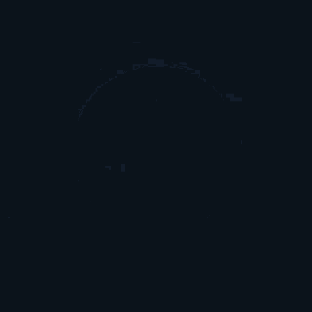 a purple light is coming out of a hole in the dark