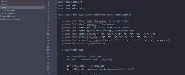 a computer screen is open to a program that says java