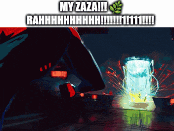 a screenshot of a video game with the words my zaza
