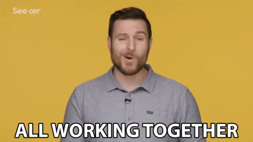 All Working Together Teamwork GIF - All Working Together Teamwork Unity GIFs