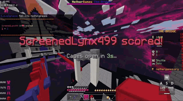 a screen shot of a video game with the words screenedlynx499 scored on it