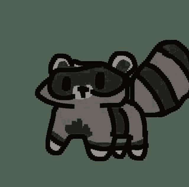 Raccoon Squish GIF - Raccoon Squish Art Raccoon GIFs