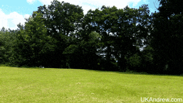 ukandrew.com is written on the bottom of a photo of a field