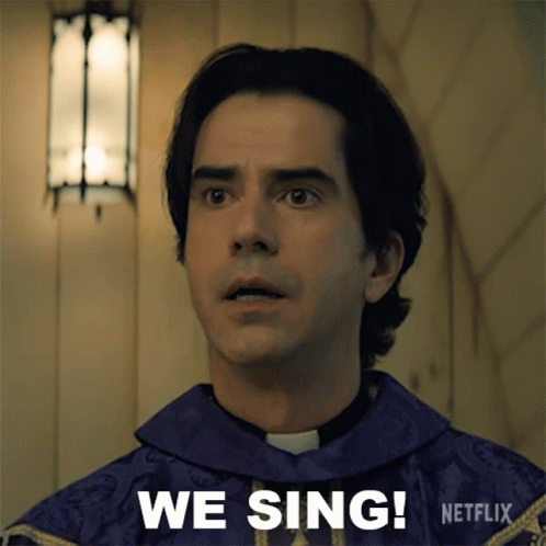 We Sing Father Paul GIF - We Sing Father Paul Hamish Linklater GIFs
