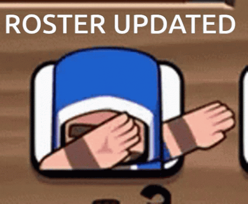 Roster Updated GIF - Roster Updated Update GIFs