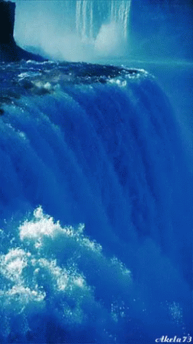 Waterfall Splashing GIF - Waterfall Water Splashing GIFs