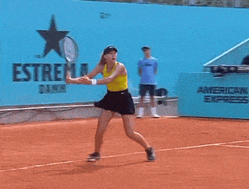 Mirra Andreeva Forehand GIF - Mirra Andreeva Forehand Tennis GIFs