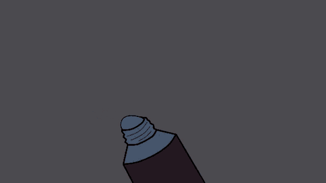 peter griffin is standing in a doorway holding a toothbrush and a can of soda