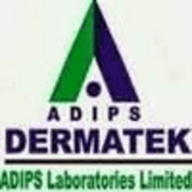 a logo for a company called adips dermatek .