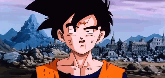 a close up of a cartoon character with a bloody nose