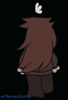 a drawing of a person with the words art by mysticetus
